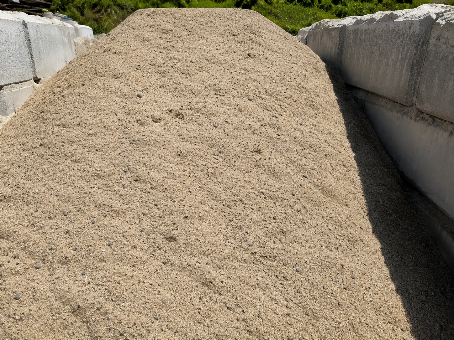 Beach Sand material pile